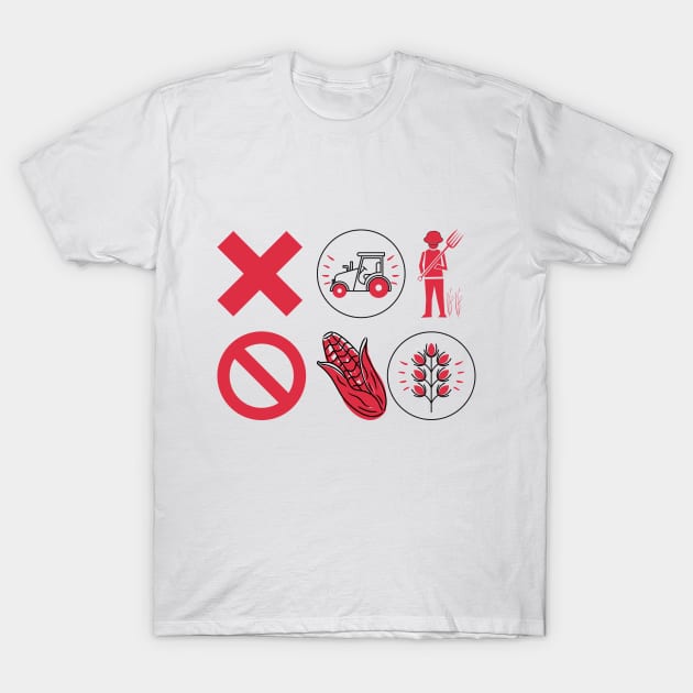 No Farmers, No Food T-Shirt by Merch4Days